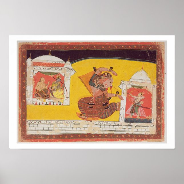 Poster Folio 27 Laksmama corta o nariz de Surpanakha, por (Frente)