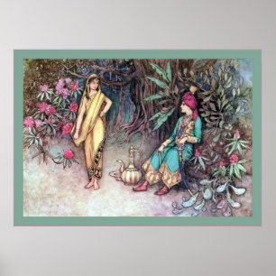 Poster Folk Tales of Bengal ~ Vintage Fine Art