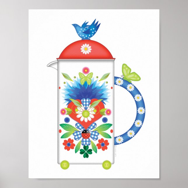 Poster FolkFest Cafetiere (Frente)