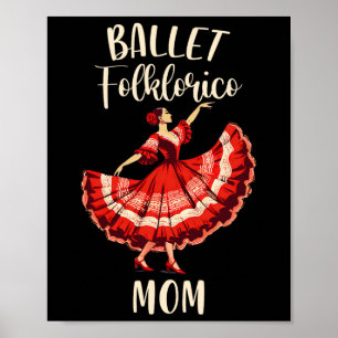 Poster Folklorico Dance Balé Folclórico Mexicano Folklor