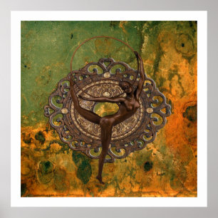 Poster Follies Bergère in Paris 1920