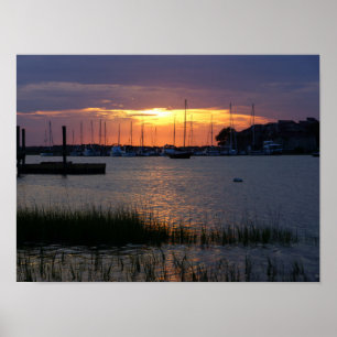 Póster Folly River Sunset