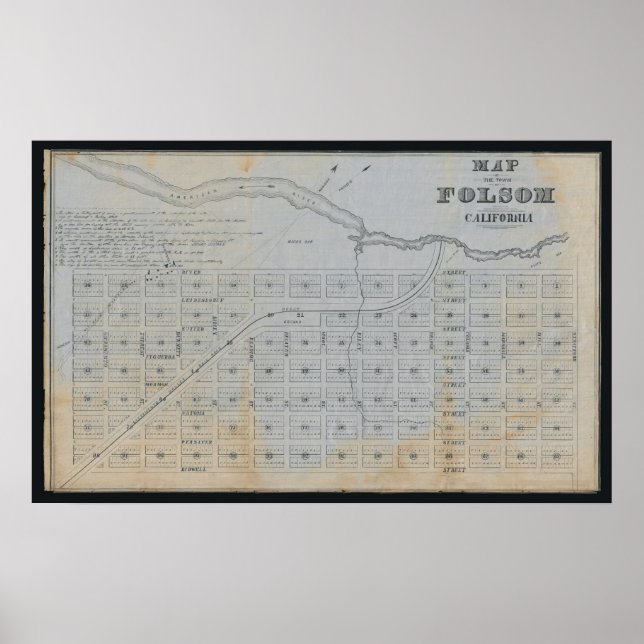 Poster Folsom California (Frente)