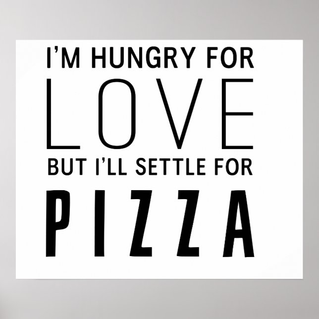 Póster Fome Por Amor (Frente)