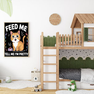 Poster Fome por Felicitações Felina