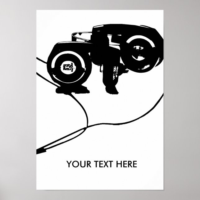 Póster Fones de ouvido (Frente)
