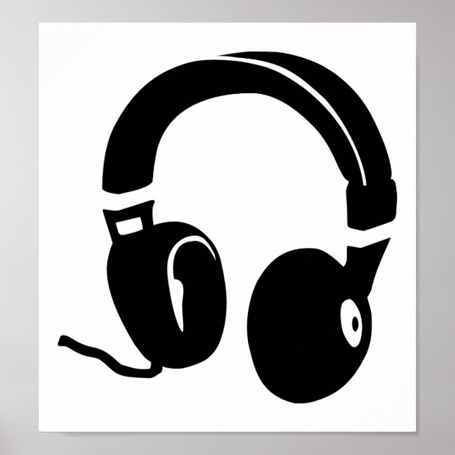 Poster Fones de ouvido (Frente)