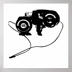 Póster Fones de ouvido