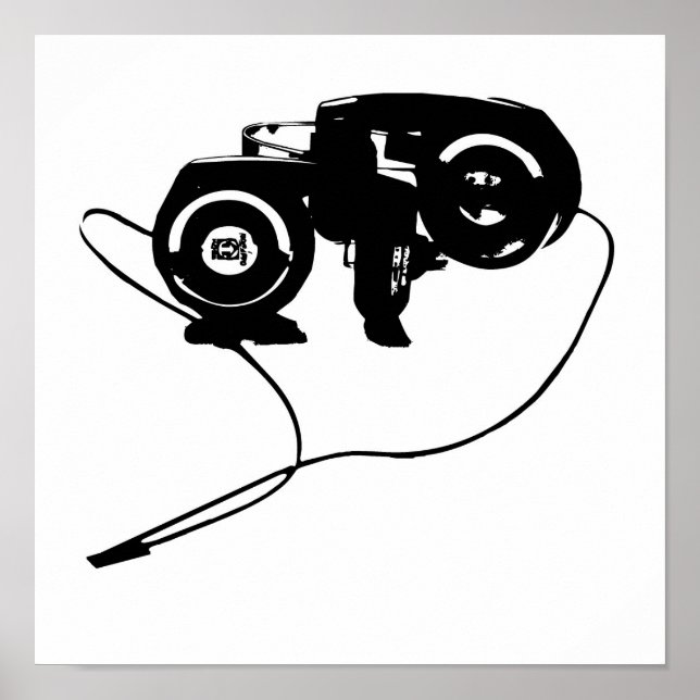 Póster Fones de ouvido (Frente)