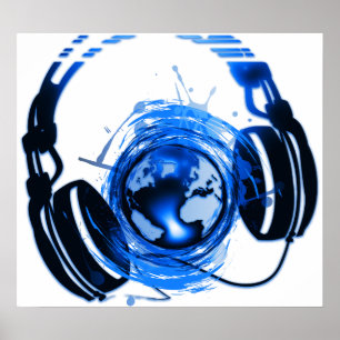 Poster Fones de ouvido