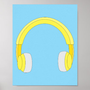 Poster Fones de ouvido