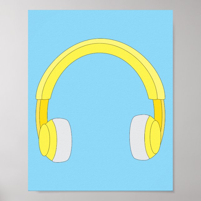 Poster Fones de ouvido (Frente)