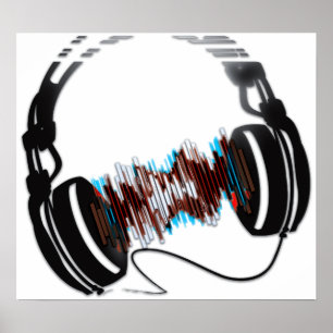 Poster Fones de ouvido