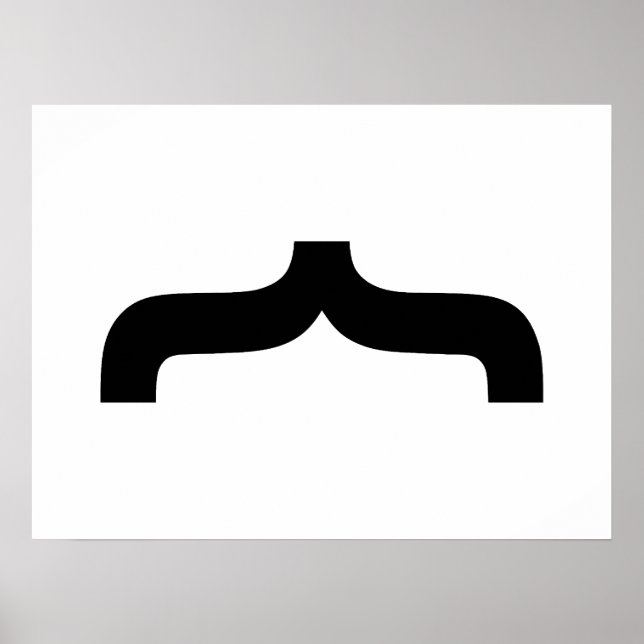 Póster Font Mustache (Frente)