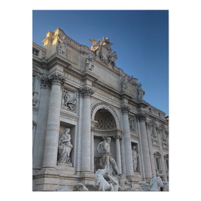 Póster fontaine de Trevi à Rome  (Frente)