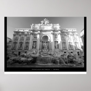 Póster Fontana di Trevi - Trevi Fountain