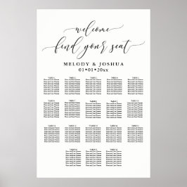 Poster Fonte de Caligrafia Moderna PixDezines, Gráfico de