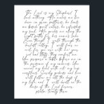 Poster Fonte do Script Psalm 23<br><div class="desc">Fonte do Script Psalm 23</div>