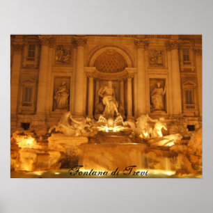 Poster Fonte do Trevi, Fontana di Trevi