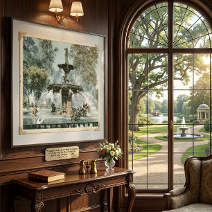 Poster Fonte Forsyth Savannah GA