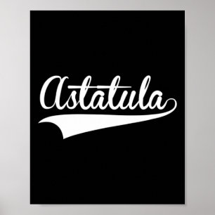 Poster Fonte Retro Vintage Astatula Sell