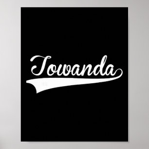 Poster Fonte Retro Vintage Towanda para Venda
