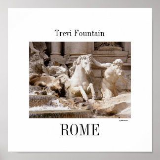 poster - Fonte Trevi, Roma
