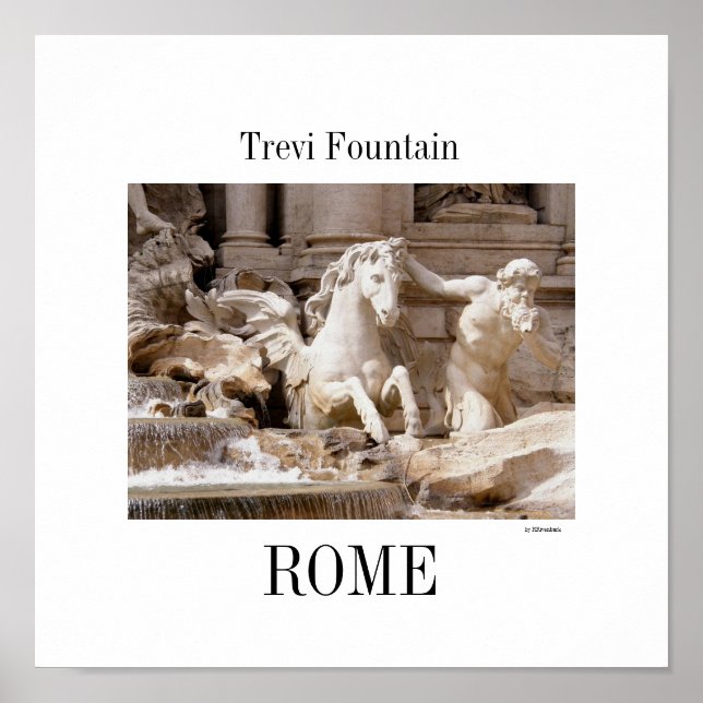 poster - Fonte Trevi, Roma (Frente)