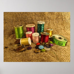 Póster Fontes Sewing