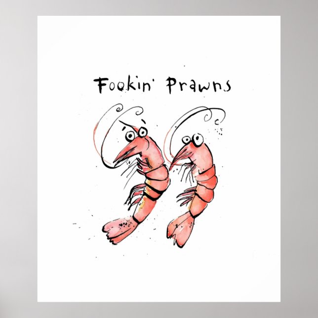 Poster Fookin Prawns (Frente)