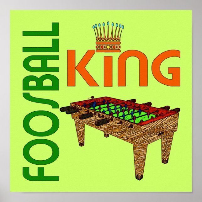 Póster Foosball King (Frente)