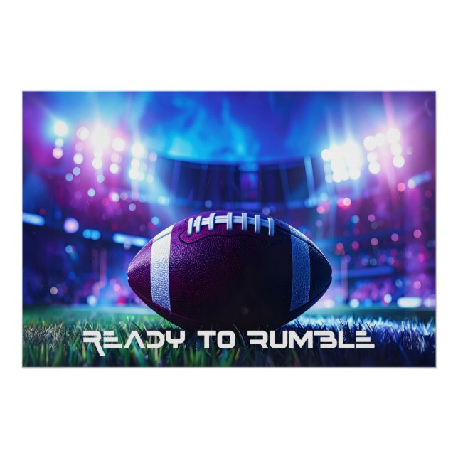 PÓSTER FOOTBALL - AMERICAN FOOTBALL - READY TO RUMBLE (Frente)