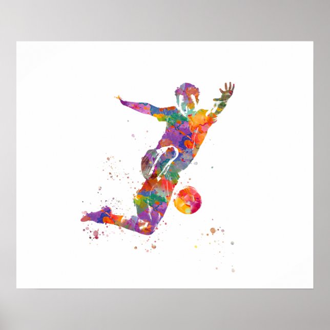 Poster Football player (Frente)