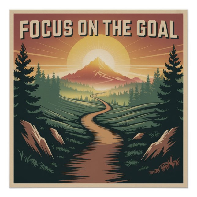 Póster Foque no Objetivo (Frente)