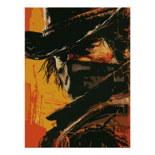 Póster Fora da Lei Místico: Olhar Ocidental Ardente