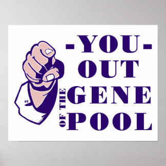 Póster Fora da Piscina Gene