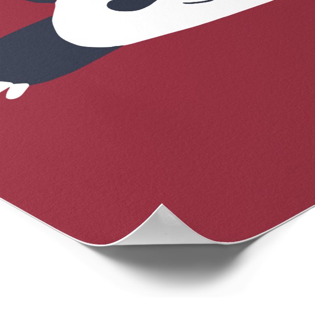 Poster Fora do Bambu, Fora de Ideias Panda  (Borda)