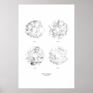 Poster Fora do Funcionarios: As Quatro Estações (separa