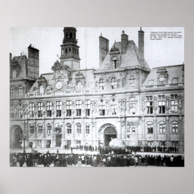 Poster Fora do Hotel de Ville (Frente)