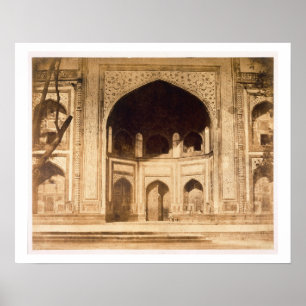 Póster Fora do Taj Mahal, ilustrado provavelmente 'no pH