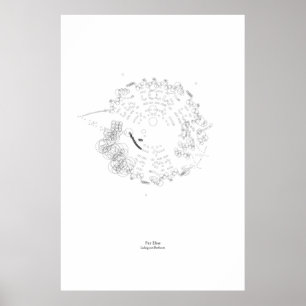 Póster Fora dos funcionarios: Für Elise (preto)