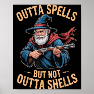 Poster Fora Feitiços Mas Não Fora Conchas Mágico Fantasia