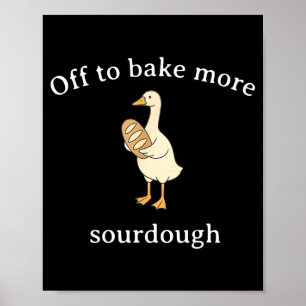 Poster Fora Para Assar Mais Pão De Fermento Natural, Pão