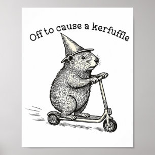 Poster Fora Para Causar Uma Confusão Ditos Estranhos Piad