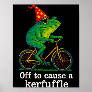 Poster Fora Para Causar Uma Confusão Sagrado Sapo Bruxo B