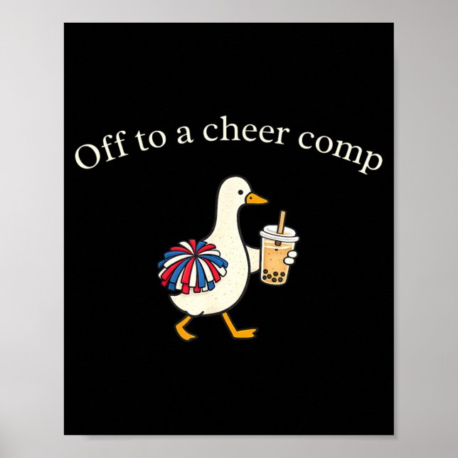 Poster Fora para torcer Comp Cheerleading Ganso 4 de Julh (Frente)