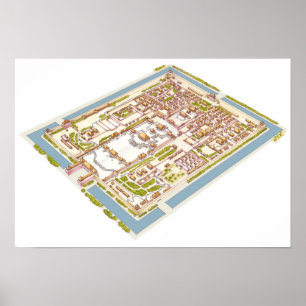 Póster Forbbiden City Beijing