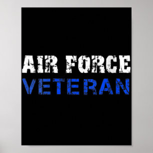 Poster Força Aérea Americana, Usaf, Veteranos da Força Aé