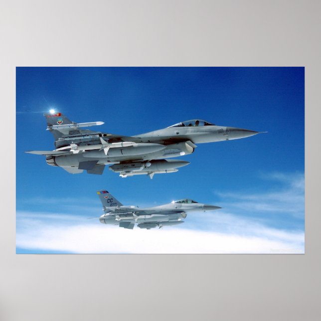 Poster Força Aérea F-16 (Frente)
