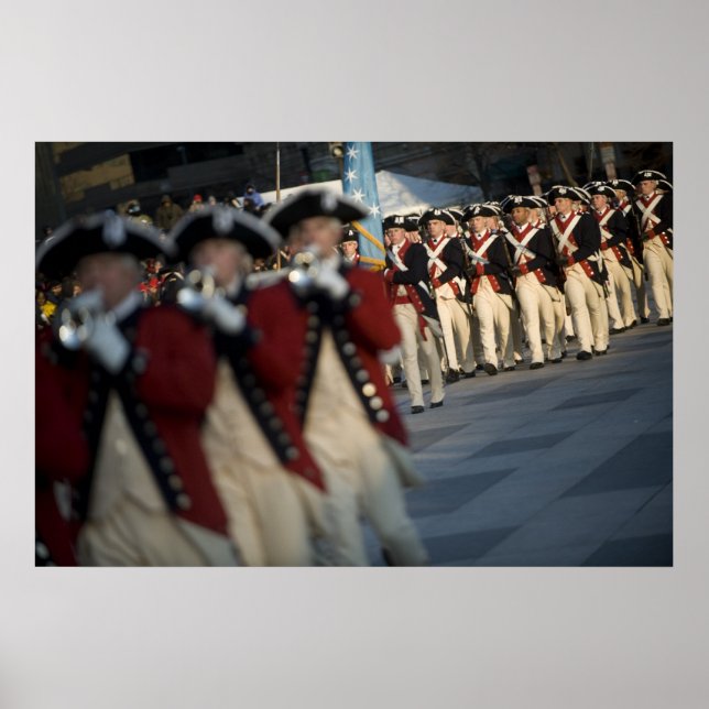 Poster Força de Guarda e Corpo de Tambores do Exército (Frente)